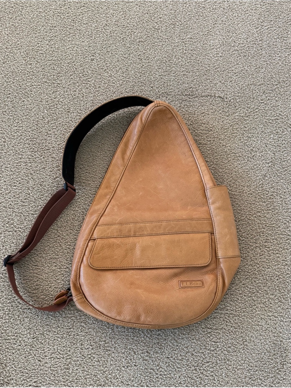 👜 LL Bean Ameribag Healthy Back Bag OPX84 Backpack Crossbody – NWOT